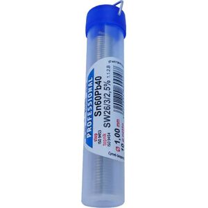 Mojeledy Cyna fiolka 1mm 10g spoiwo lutownicze (Sn60Pb40)