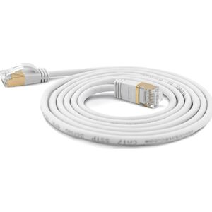 Wantec Wantec Extra dünnesCat.7 RohCable SSTP Patch Cable - 3 m - Cat.7 RohCable - S/FTP (S- STP) - RJ- 45 - RJ- 45 - white (7120)