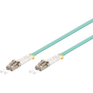 Goobay Wentronic goobay - Network cable - LC Multi- Mode (M) to LC Multi- Mode (M) - 10,0m - glass fiber - 50/125 Micrometer - OM3 - halogen free - Aquamarin (95755)