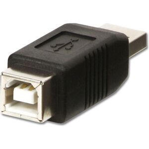 Adapter USB Lindy USB - USB-B Czarny  (71231)