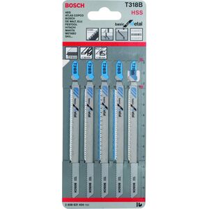 Bosch Brzeszczot do metalu Basic for Metal T 318B HSS 132mm 5szt. (2.608.631.404)