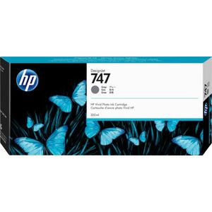 Tusz HP Tusz P2V86A, HP 747 (Gray)
