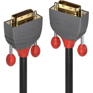 Kabel Lindy DVI-D - DVI-D 2m szary (36222)