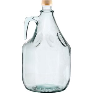 Biowin Butelka szklana ze szklaną raczką i korkiem 3l 640013-640013