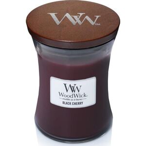 WoodWick Świeca w szkle WoodWick średnia Black Cherry 92100E (114mm x 98mm)