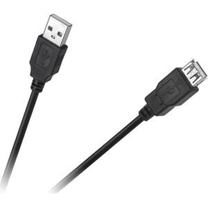 Kabel USB Cabletech USB-A - USB-A 1.5 m Czarny (4961)
