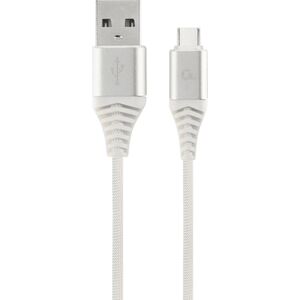 Kabel USB Gembird USB-A - USB-C 2 m Biały (CC-USB2B-AMCM-2M-BW2)