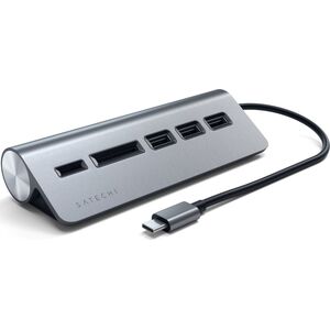 HUB USB Satechi 1x SD 1x microSD  + 3x USB-A 3.0 (ST-TCHCRM)
