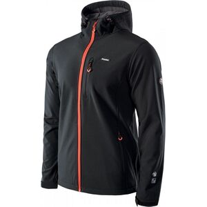 Kurtka męska Elbrus SOFTSHELL IVER BLACK/SPICY ORANGE/ASPHALT XXL