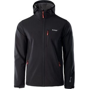 Kurtka męska Hi-Tec Caen czarno-pomarańczowa r. XL