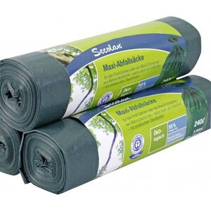 Secolan 1x5 Secolan Maxi Garbage Bags 240 l green/black
