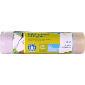 Secolan 1x20 Secolan Garbage Bags with drawstring 35 l white