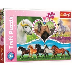 Trefl Puzzle 200el Piękne konie 13248 Trefl