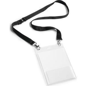Durable DURABLE Event-Namensschild A6 mit Textilband Duo 10 St schw