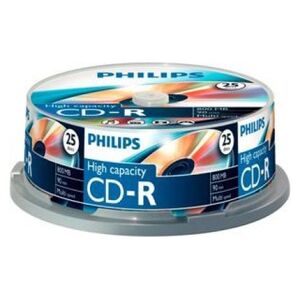 Philips CD-R 800 MB 40x 25 sztuk (CR8D8NB25/00)