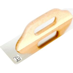 EPM paca nierdzewna gładka uchwyt drewniany 380x130mm (E-323-6380)