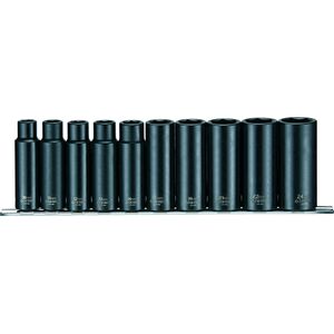 Teng Tools Nasadki udarowe długie w zestawie z chwytem 1/2" Teng Tools 9126