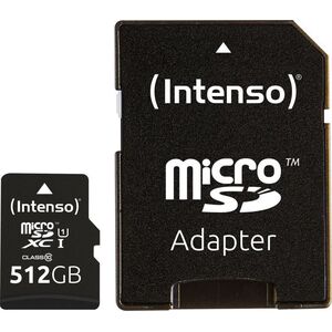 Karta Intenso Premium MicroSDXC 512 GB Class 10 UHS-I/U1  (3423493)