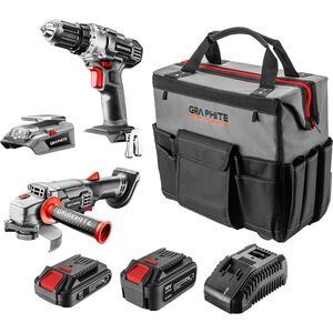 Zestaw elektronarzędzi Graphite 7-elementowy (58G093-CS)