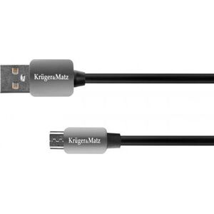 Kabel USB Kruger&Matz USB-A - 1.8 m Czarny (KM0331)