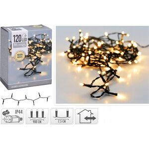 Lampki choinkowe 120 LED białe ciepłe