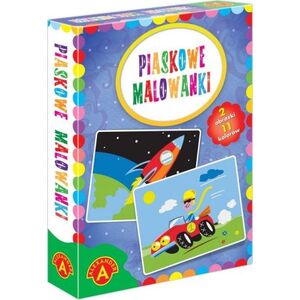 Alexander Piaskowe malowanki - Auto i Rakieta ALEX
