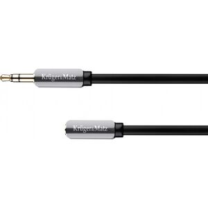 Kabel Kruger&Matz Jack 3.5mm - Jack 3.5mm 3m srebrny (KM0317)