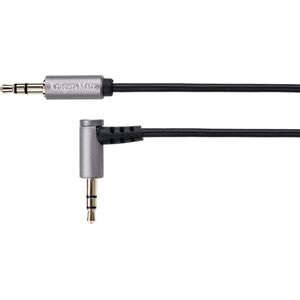 Kabel Kruger&Matz Jack 3.5mm - Jack 3.5mm 1m srebrny (KM0312)