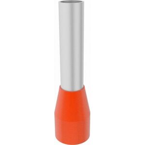 Elpromet 100szt. E 1/8mm Końcówka tulejkowa izolowana 1mm2 czerw. E1008 Elpromet 0217
