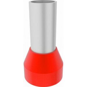 Elpromet 100szt E10/12mm Końcówka tulejkowa izolowana 10mm2 czerwona E10-12 Elpromet 0286