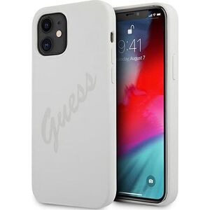 Guess Etui Guess GUHCP12SLSVSCR Apple iPhone 12 mini kremowy/cream hardcase Script Vintage