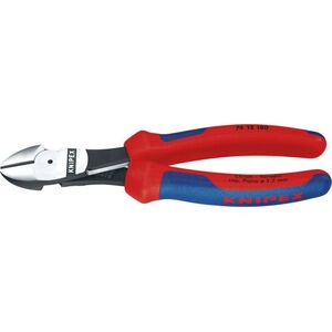 Knipex Szczypce tnące boczne o zwiększonym przełożeniu Knipex 74 12 160-180