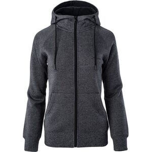 Elbrus BLUZA CHIANO WO'S DARK GREY MELANGE/BLACK L