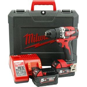 Wiertarko-wkrętarka Milwaukee M18 CBLPD-502C 18 V 2 x akumulator 5 Ah