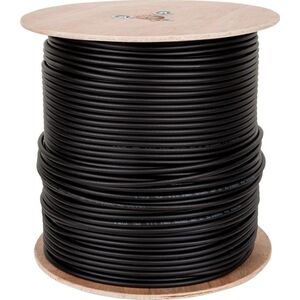 Cabletech Kabel koncentryczny F690 BV+ŻEL CZARNY 305m