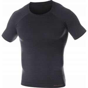 Brubeck SS11710 Koszulka męska z krótkim rękawem ACTIVE WOOL grafitowy XXL
