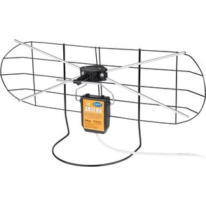 Antena RTV Cabletech Antena kierunkowa pokojowa DVB-T siatkowa TAP-02 wewnętrzna aktywna