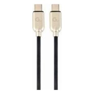 Kabel USB Gembird USB-C - USB-C 1 m Złoty (CC-USB2PD60-CMCM-1M)