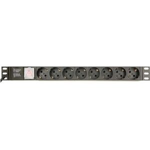 Gembird Listwa zasilająca rack 8x Schuko z wtykiem C14 3m (EG-PDU-014-C14)