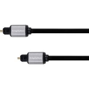 Kabel Kruger&Matz Toslink - Toslink 5m czarny (KM1225)
