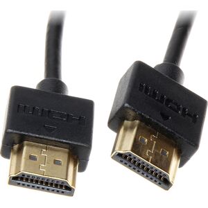 Kabel HDMI - HDMI 1m czarny (HDMI-1.0/SLIM)