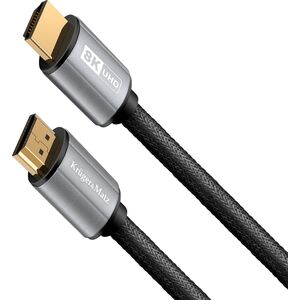 Kabel Kruger&Matz HDMI - HDMI 0.9m czarny (KM1264)