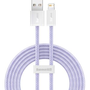 Kabel USB Baseus USB-A - Lightning 2 m Fioletowy (BSU3001PRP)