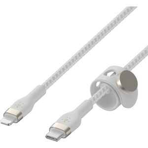 Kabel USB Belkin USB-C - Lightning 1 m Biały (CAA011BT1MWH)