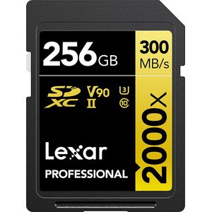 Karta Lexar Professional 2000x SDXC 256 GB Class 10 UHS-II/U3 V90 (LSD2000256G-BNNNG)