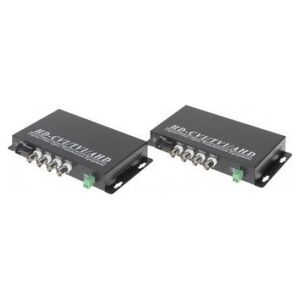 Konwerter światłowodowy ŚWIATŁOWODOWY KONWERTER WIDEO OVH-4D/SC 4x VIDEO + RS-485 KOMPLET TXRX