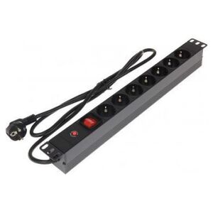 Delta Listwa zasilająca 19" 1U 7x Schuko (L19/7F)