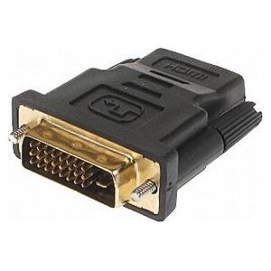 Adapter AV HDMI - DVI-D czarny (HDMI-DVI)