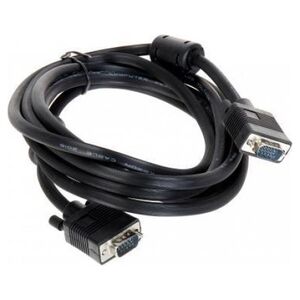 Kabel D-Sub (VGA) - D-Sub (VGA) 3m czarny (VGA-3.0-WW/F)