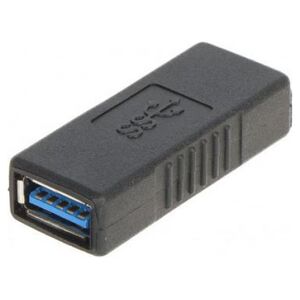 Adapter USB USB - USB Czarny  (USB3.0-GG)